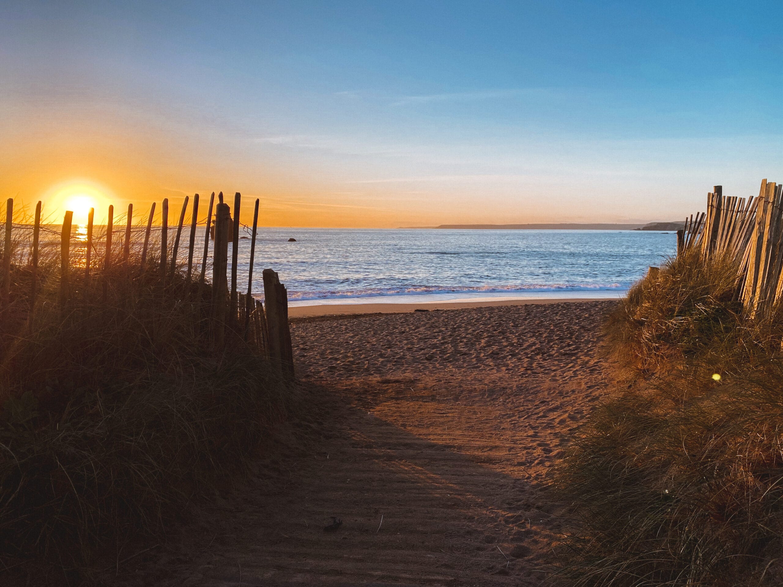 winter devon beach